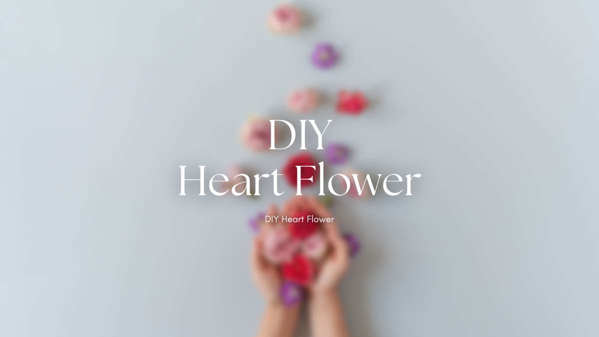 6步驟快速上手，DIY愛心花藝