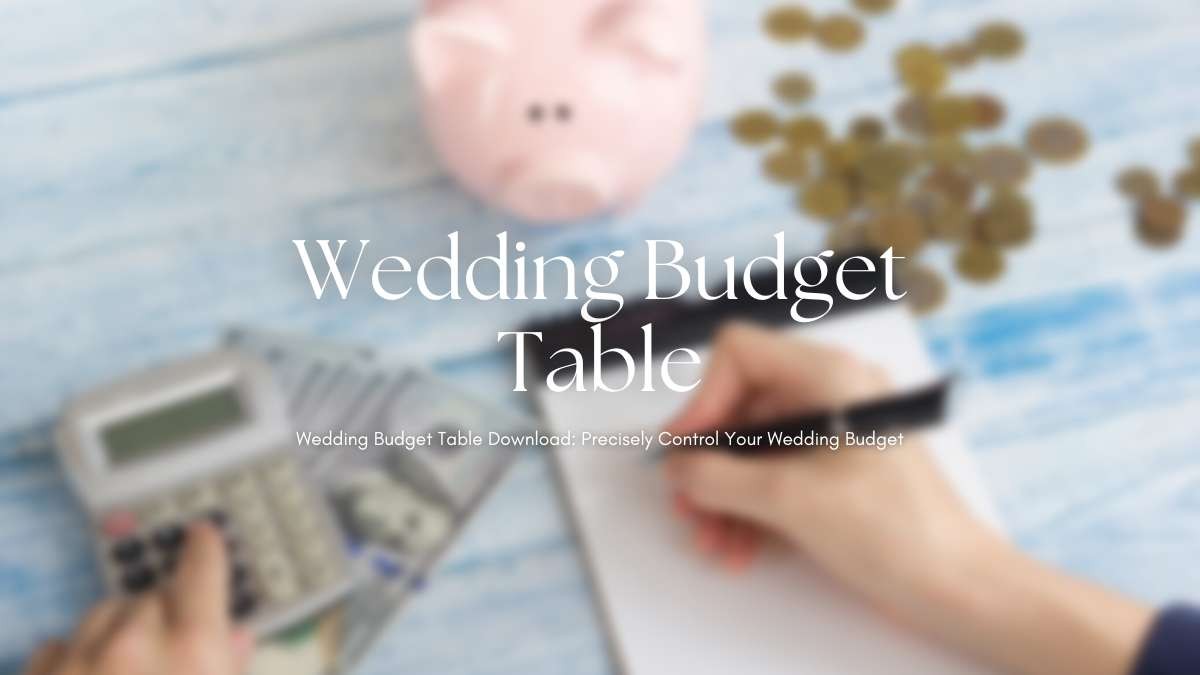 婚禮預算表下載：精準控制結婚預算