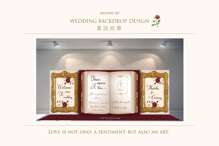 〖婚禮佈置1.0．加大款〗童話故事代表圖片