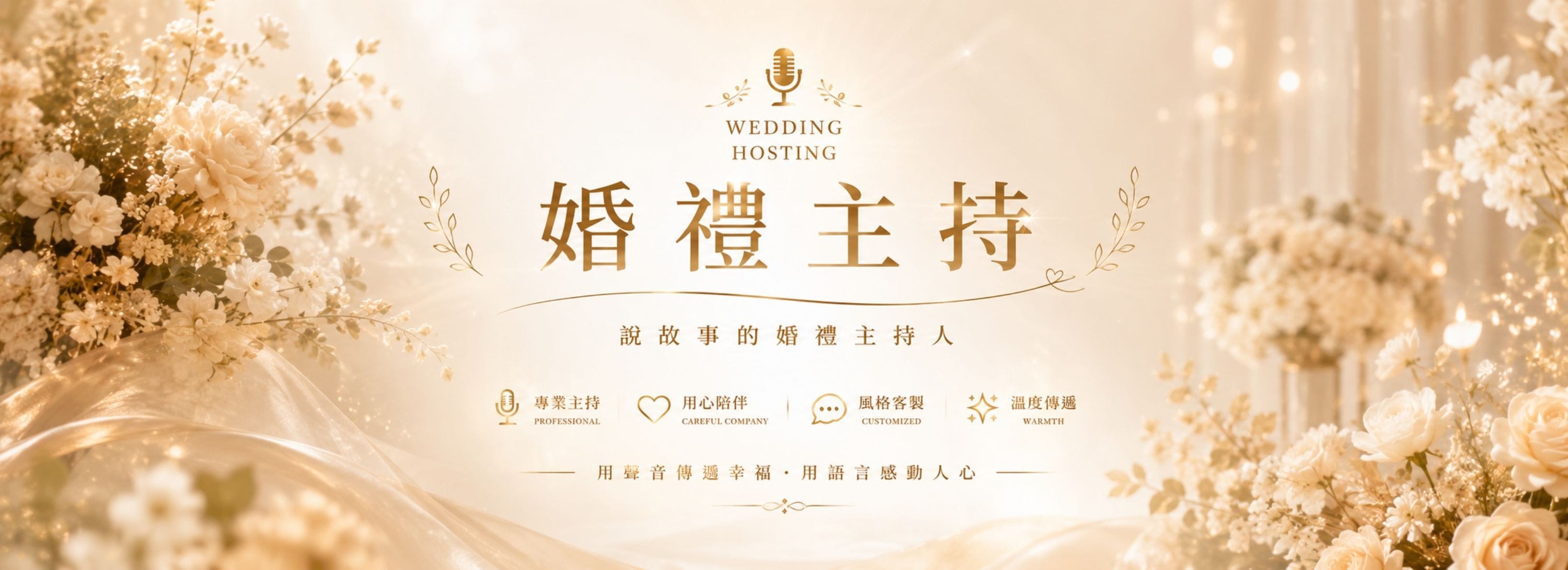 JOE ∣ 頂級婚禮主持人上方形象圖